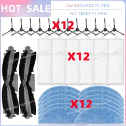 Fit For (ECOVACS DEBOT Y1 PRO, DEEBOOT NEO 2.0, YEEDI Y1 PRO) Vacuum Parts Main Roller Side Brush Filter Mop Cloth Accessories