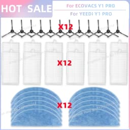 Fit For (ECOVACS DEBOT Y1 PRO, DEEBOOT NEO 2.0, YEEDI Y1 PRO) Vacuum Parts Main Roller Side Brush Filter Mop Cloth Accessories