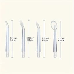 16pcs Dental Hygiene Kit - Includes Standard & Orthodontic Nozzles For Effective Teeth Cleaning And Oral Care