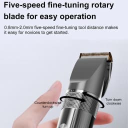 Electric Hair Clipper Professional Trimmer Household Waterproof LED Display Men Hair Trimmer USB Charging Haircut Tools Set