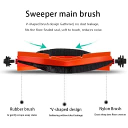 For Xiaomi Robot Vacuum X20 Plus Parts Accessories Main Side Brush Hepa Filter Mop Cloth Dust Bag Replacement
