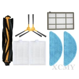 For ABIR X5 X6 X8 Genio Navi N600 Robotic Vacuum Cleaner Replacement Parts 3-Arm Main Side Brush Hepa Filter Spare Parts