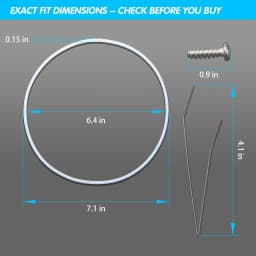 2 Pack 12005744 Dishwasher Sump Pump Repair Kit Fit for Bosch Dishwashers