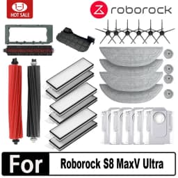 Roborock S8 Max V Ultra G20s Robot Vacuum Cleaner Accessories Mop Choth Vacuum Bags Side Brush Filter Replaceable Spare Parts