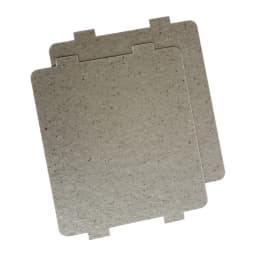 Microwave Oven Parts Mica Slice Super Thick Heat Insulation Accessories Mica Sheet Thicker Spare Frigidaire Waveguide Cover 2pcs