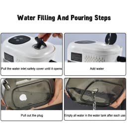 2500W High Pressure High Temperature Household Intelligent Steam Cleaner Air Conditioner Kitchen Car Steam Cleaner 220V/110V