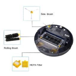 Brush Filte for IRobot Roomba 700 720 750 760 761 765 770 772 774 775 776 780 782 785 786 790 Vacuum Cleaner Robot Accessories
