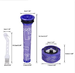 Hepa Post Filters For Dyson V6 DC58 DC59 DC62 DC61 DC74 Animal Absolute Cordless Vacuum Cleaner Replacement Parts