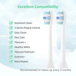 HX9034p Toothbrush Brush Head for Phil Soni HX3 HX6 HX9 Series HX3210 3211 6150 6500 6510 6530 9342 6730 9312 9372 Care IPS
