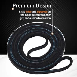 341241 Dryer Drum Belt for Whirlpool Kenmore Dryer 8066065 AP2946843 W10127457 PS346995 14210003 31531589 31001026 3394651