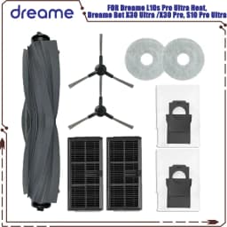Dreame L10s Pro Ultra Heat / L10s Ultra Gen 2 / Dreame D20 Ultra / Mova E30 Ultra Main Side Brush Filter Mop Cloth Bag