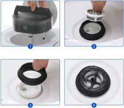2Pcs Water Tank Filters Replacement Part for iRobot Braava Jet M6 (6110) Sweeping Robot Vacuum Cleaner Sweeper Accessories