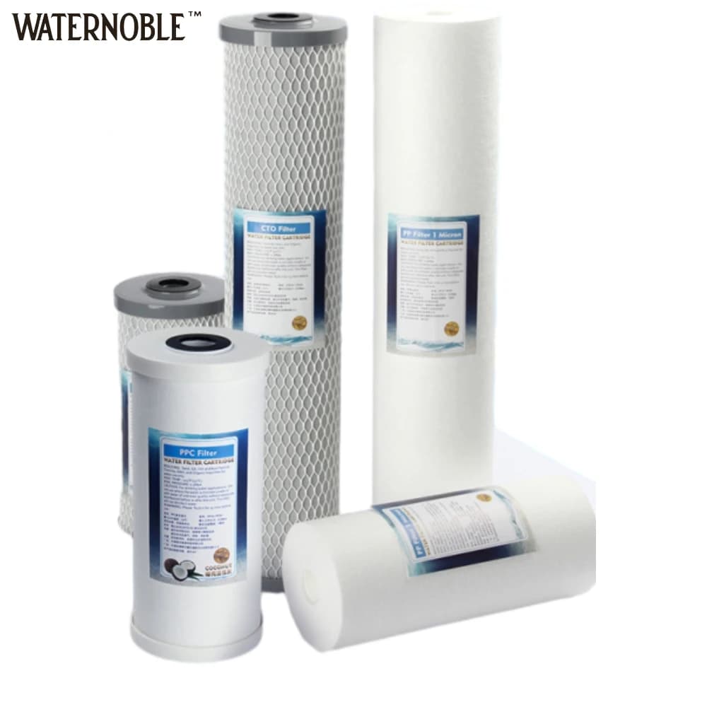 10-inch 20-inch 4.5" Large PP Cotton Coconut Shell Sintered Activated Carbon Whole House Water Filter Replacement Filter Element