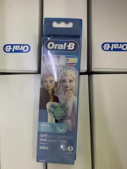 Oral B EB10 Kids Electric Toothbrush Replacement Heads Tiny Round Head Soft Bristle Teeth Cleaning Brush Refill