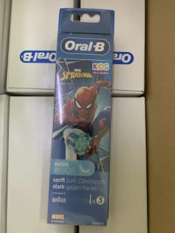 Oral B EB10 Kids Electric Toothbrush Replacement Heads Tiny Round Head Soft Bristle Teeth Cleaning Brush Refill