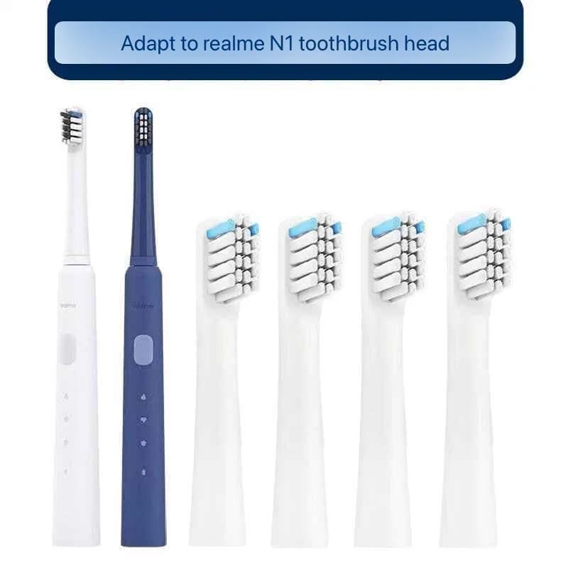 Realme N1 N2 RTX2103 SN301 Electric Toothbrush Replacement Heads Sonic Smart Brush Heads Soft DuPont Bristle Nozzles,4/8/16pcs