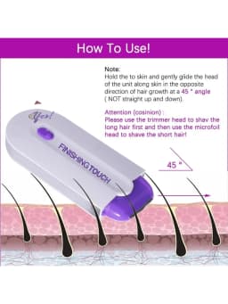Professional Female Facial, Leg, Bikini, Hand, Body, Electric Shaver, Hair Removal Device