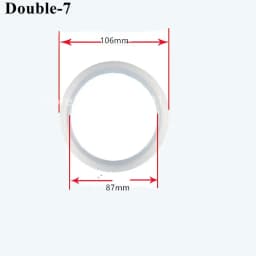 18 In 1 New Seal Rings Parts Horn Shaped Sealing Tubes Fittings Of ZM Ice Cream Maker MK Soft Serve Machines New Accessories