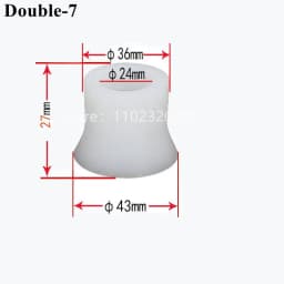 18 In 1 New Seal Rings Parts Horn Shaped Sealing Tubes Fittings Of ZM Ice Cream Maker MK Soft Serve Machines New Accessories
