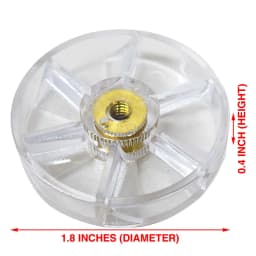 2PCS Motor Gear Replacement Part Compatible with NutriBullet 600W 900W Blenders NB-101B NB-101S NB-201