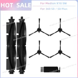 Fit For Beko VRR70214VB/VRR80214VB/VRR94314VB/VRR60314VW, Polaris 5001/5002/6001,360 S8/S8 Plus, Medion X10 SW Brush Filter Mop