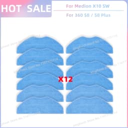 Fit For Beko VRR70214VB/VRR80214VB/VRR94314VB/VRR60314VW, Polaris 5001/5002/6001,360 S8/S8 Plus, Medion X10 SW Brush Filter Mop