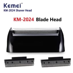 Kemei 2024 Razor Blade Shaver Head For Men's Electric Shaver KM-2024 Razor Mesh Blade Net Original Beard Shaving Parts