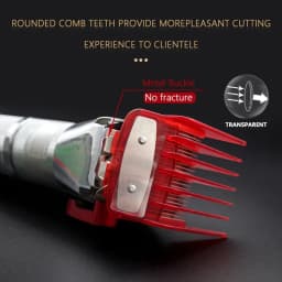 Professional Hair Clipper Guide 2Pcs for Wahl, Madeshow, JRL - 1.5mm/4.5mm, Transparent, Metal Buckle