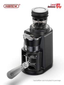 HiBREW Automatic Burr Mill Electric Coffee Grinder with 34 Gears for Espresso American Coffee Pour Over Visual Bean Storage G3A