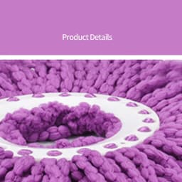 Universal 360 ° Rotating Mop Head Microfibers Round 16mm Mopping Head Microfiber Spin Mop Rags Cloth Replacement Clean Tool
