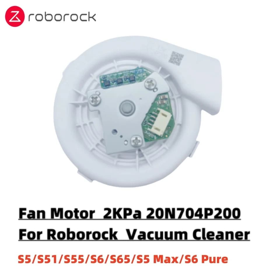 Original 2KPa 20N704P200 Fan Motor For Roborock S5/S51/S55/S6/S65/S5 Max/S6 Pure Robot Vacuum Cleaner Parts Replacement