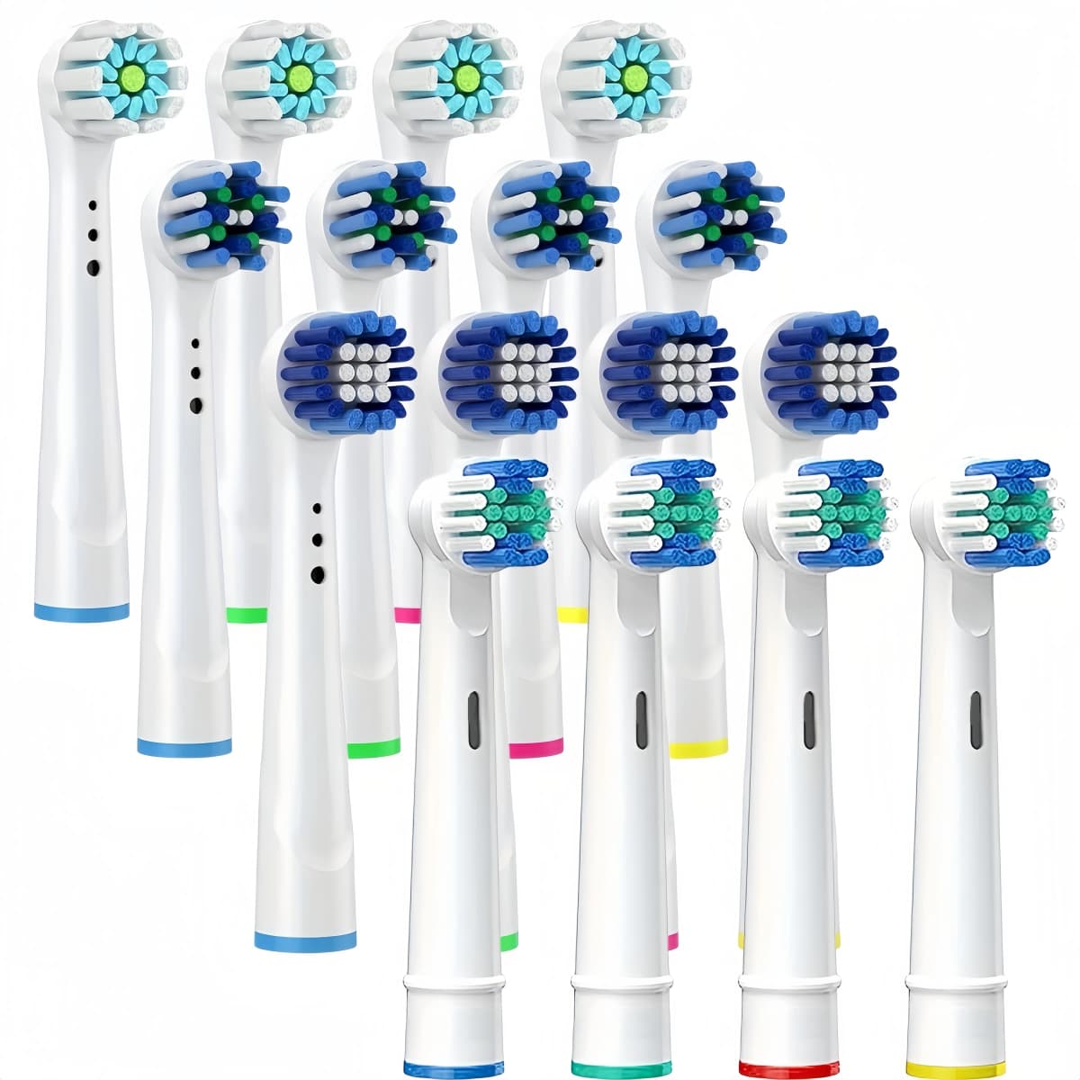 4/12/16 Pcs Replacement Toothbrush Heads Compatible with Oral-B Braun Professional Electric Toothbrush Heads Brush Heads