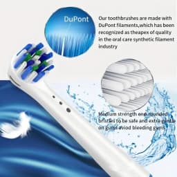 4/12/16 Pcs Replacement Toothbrush Heads Compatible with Oral-B Braun Professional Electric Toothbrush Heads Brush Heads