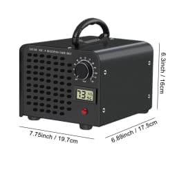 Ozone Generator 60000mg/h Ozone Machines With Display for Home and Commercial Use Car Basement Offices Smoke and Pet Room