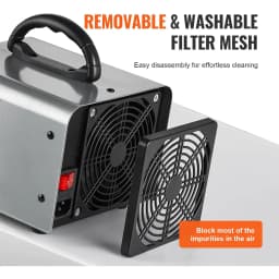 Ozone Generator 60000mg/h Ozone Machines With Display for Home and Commercial Use Car Basement Offices Smoke and Pet Room