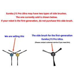 Fit For Eureka J15 Pro Ultra / Eureka J15 Ultra / CUCKOO 쿠쿠 파워클론 AI 2 Vacuum Parts Main Side Brush Filter Mop Cloth Bag