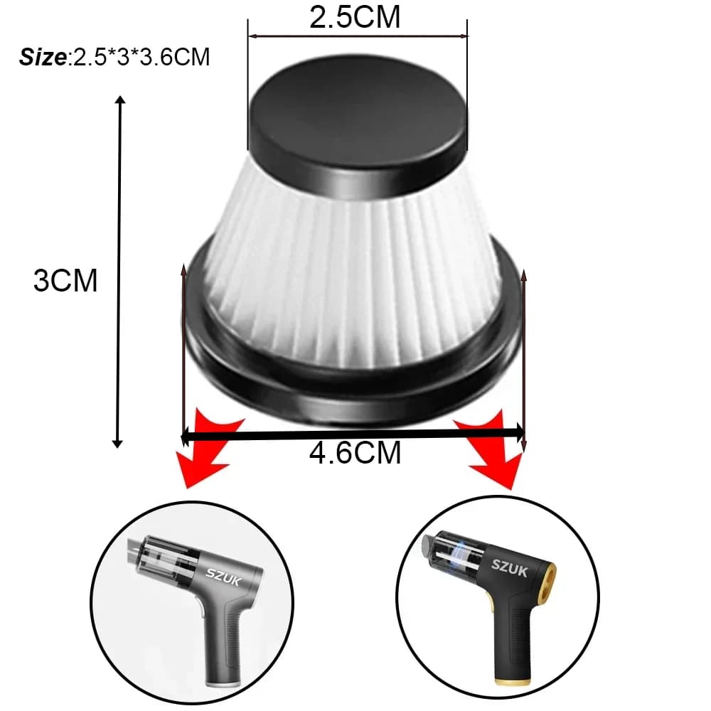 Car Vacuum Cleaner Filter / HEPA
