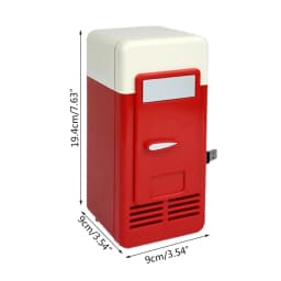Mini Car Refrigerator USB Multi-Function Home Travel Vehicular Fridge Dual-use Box Cooler Warmer Refrigerator For Dropshipping