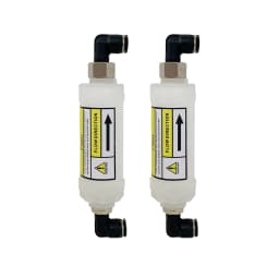2 Pack of 5 Microns Water Filter with connectors OD 10mm for semiconductor Diode Laser hair removal beauty Machine