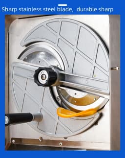 Commercial Vegetable and Fruit Multi-Function Slicer Electric Automatic Lemon Potato Slicer Manual and Electric Dual Use