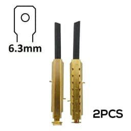 2Pcs/set Washing Machine Motor Carbon Inserts Brushes For Beko Washing Machine Motor WMB61021W WM5100W WKD75125