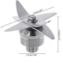 Blender Juicer Spare Parts Blade Knife Compatible with TWK TM 767 800 TWK Jtc 767 800 Biolomix T5200 Gastrorag B020B Kitchen Kit