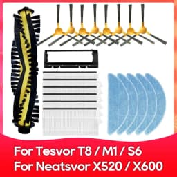 Fit For Neatsvor X500, X520, X600 Pro, Tesvor X500, T8, S6, Ikhos Create NetBot S15 Robot Vacuum Filter Mop Brush Spare Part