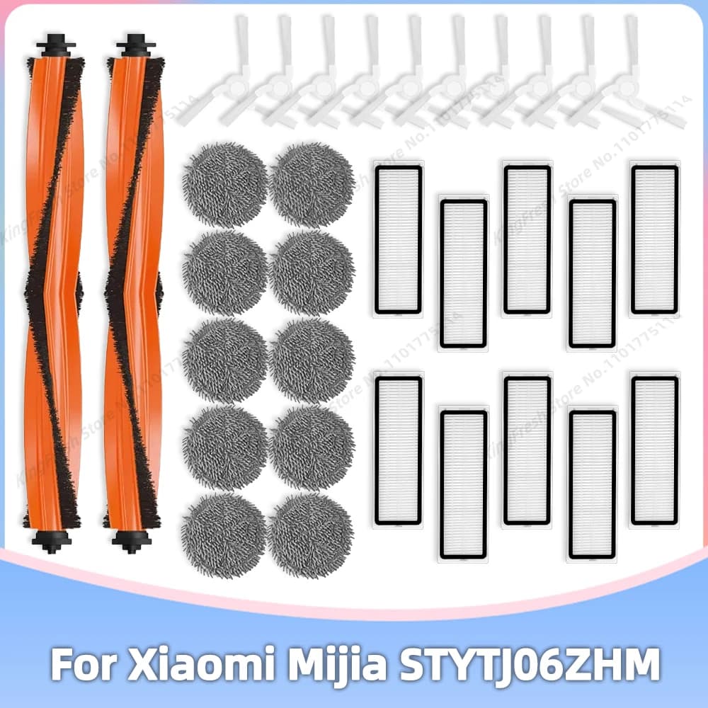 Fit For Xiaomi Mijia Mi Self-Cleaning Robot Vacuum Mop Pro STYTJ06ZHM Replacement Parts Main Side Brush Hepa Filter Mop Cloth
