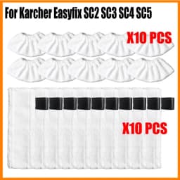 Mop Cloth for Karcher Easyfix SC2 SC3 SC4 SC5 Steam Cleaner Microfibre Floor Cleaning Pad Cover Steam Cleaner Accessories