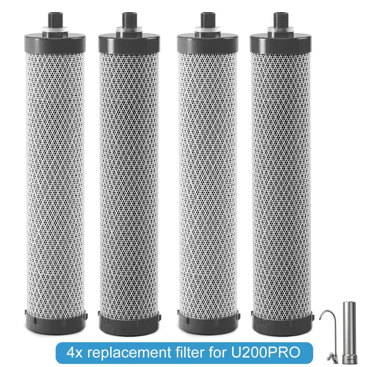 Replacement filter For ALTHY U200PRO Under Sink Water Filter Purifier Reduces 99% Bacteria Chlorine Lead Odor