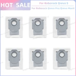 Fit For (Roborock Qrevo S, Qrevo Pro, Qrevo MaxV, Qrevo Plus) Vacuum Parts Main Roller Side Brush Filter Mop Pad Cloth Dust Bag