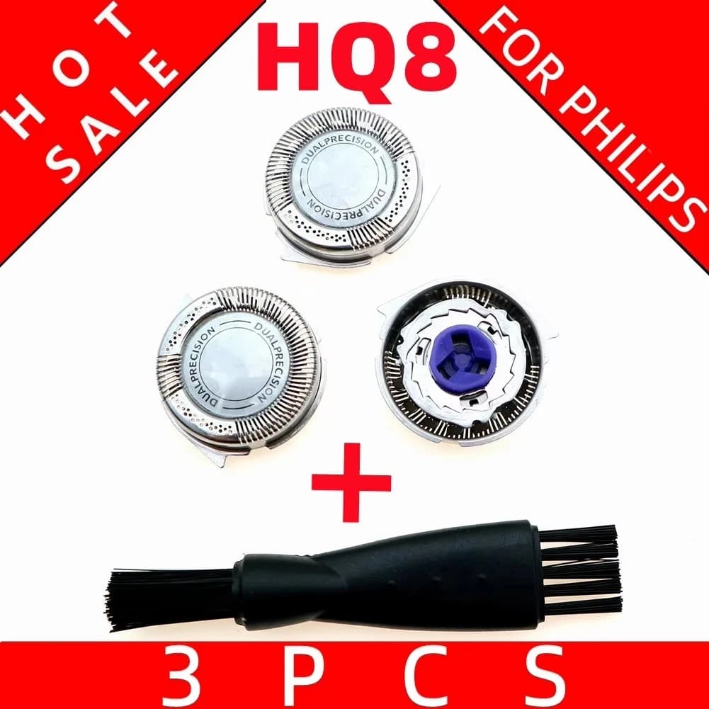 3Pcs HQ8 razor blade replacement Head for PHILIPS Electric Shaver PT730 PT735 PT860 PT870 AT750 AT751 AT890 AT891 HQ7120 HQ7100