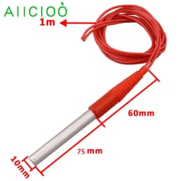 12v/24v Cartridge Heating Element for Fish Tank 1m Fully Sealed Waterproof Cable 50w/100w/200w Electric Water Heater Pipe SS304
