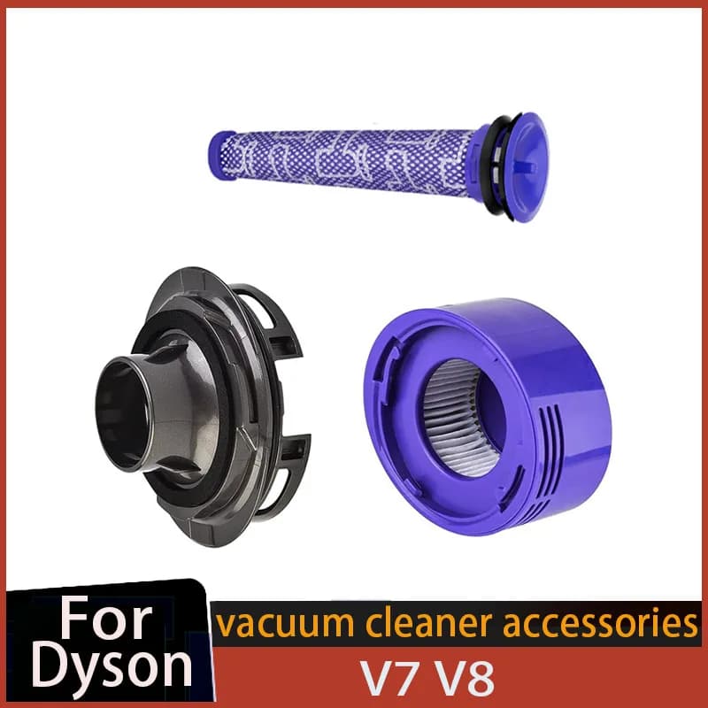 Upgrade Rear Motor Cover Hepa Filter Post filter Replacemen for Dyson V7 V8 Cordless Vacuum Cleaner Accessories